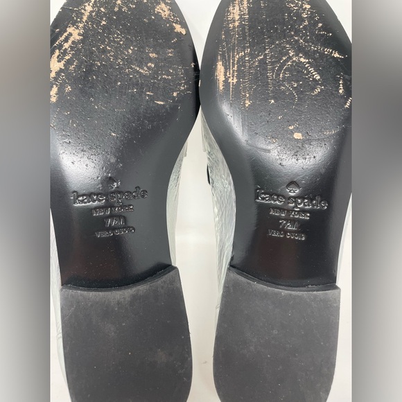 Kate Spade New York METALLIC SILVER Women's Genevieve Loafers, US 7.5 - Picture 12 of 14